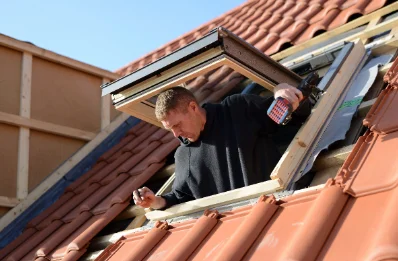 Pose de fenêtres de toit Velux à Nébing